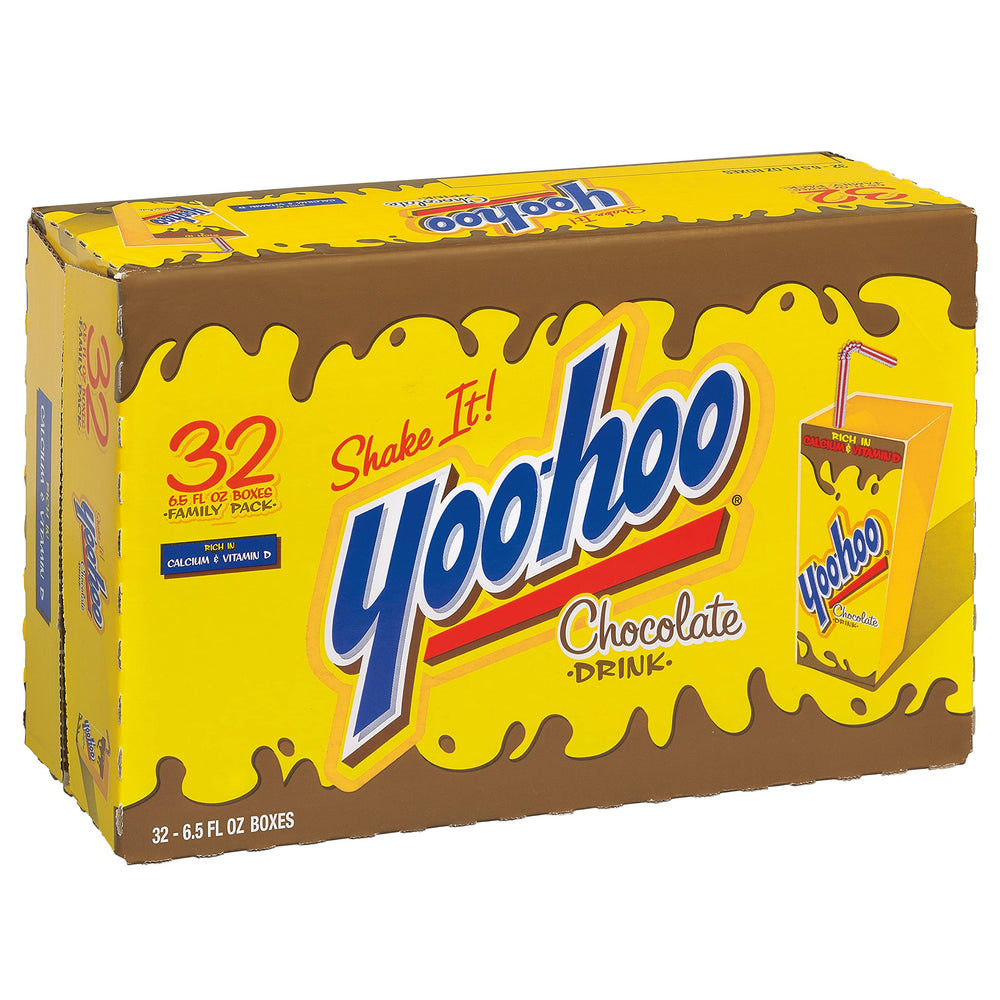 Yoo-hoo junto a galletas ilustrando maridaje para meriendas