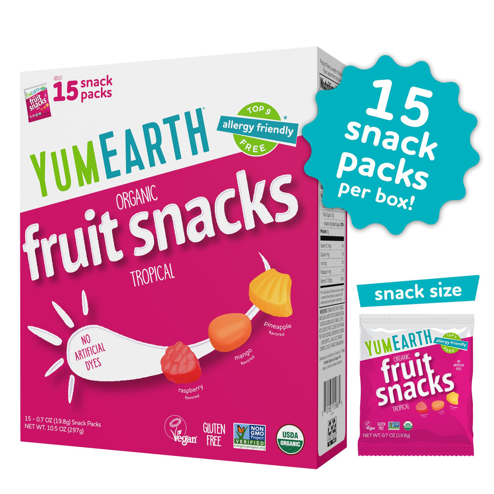 YumEarth primer plano de textura masticable de las golosinas con apariencia natural