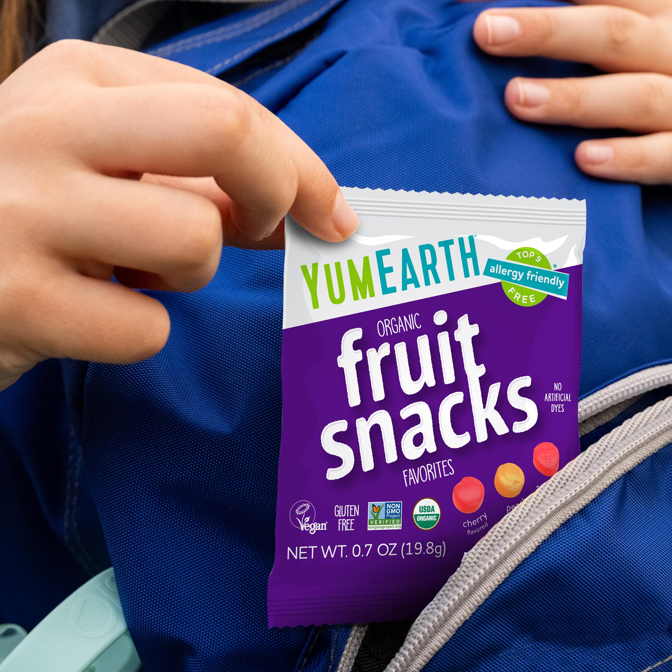 YumEarth surtido de sabores y colores naturales, variedad para niños