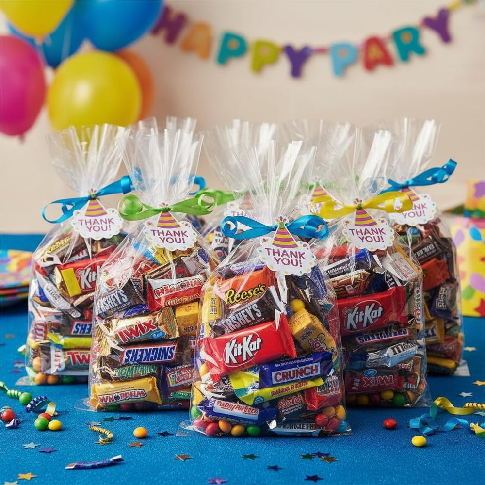 Yummy Chew bolsitas de recuerdo rellenas con chocolates listos para regalar