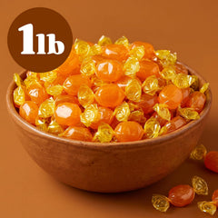 Yumzo primer plano de la superficie del caramelo y su brillo apetecible