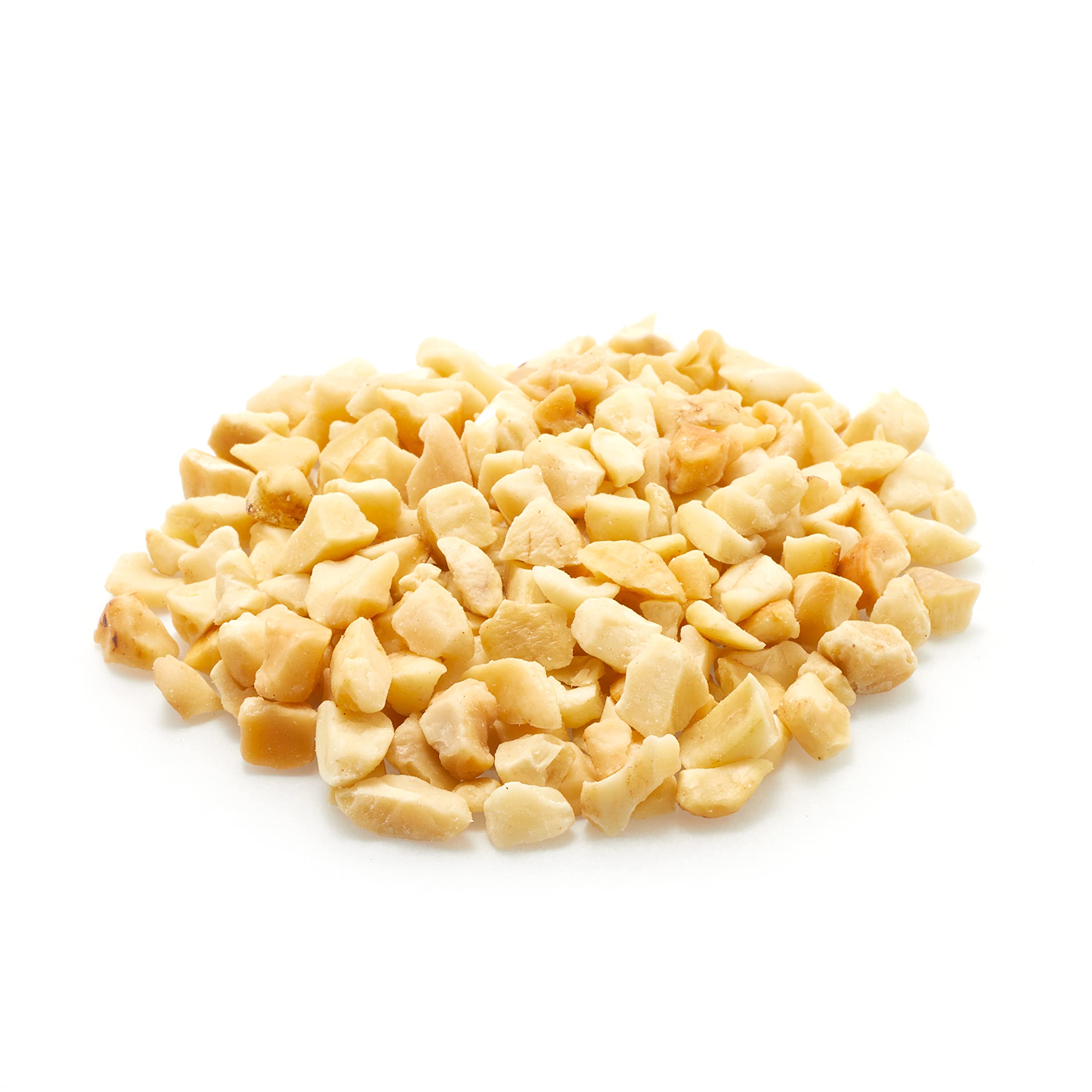 Yupik anacardos comparación de tamaño con mano para escala de porción