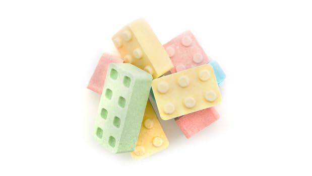 Yupik Candy Blox en dispensador de dulces, ideal para rellenar máquinas