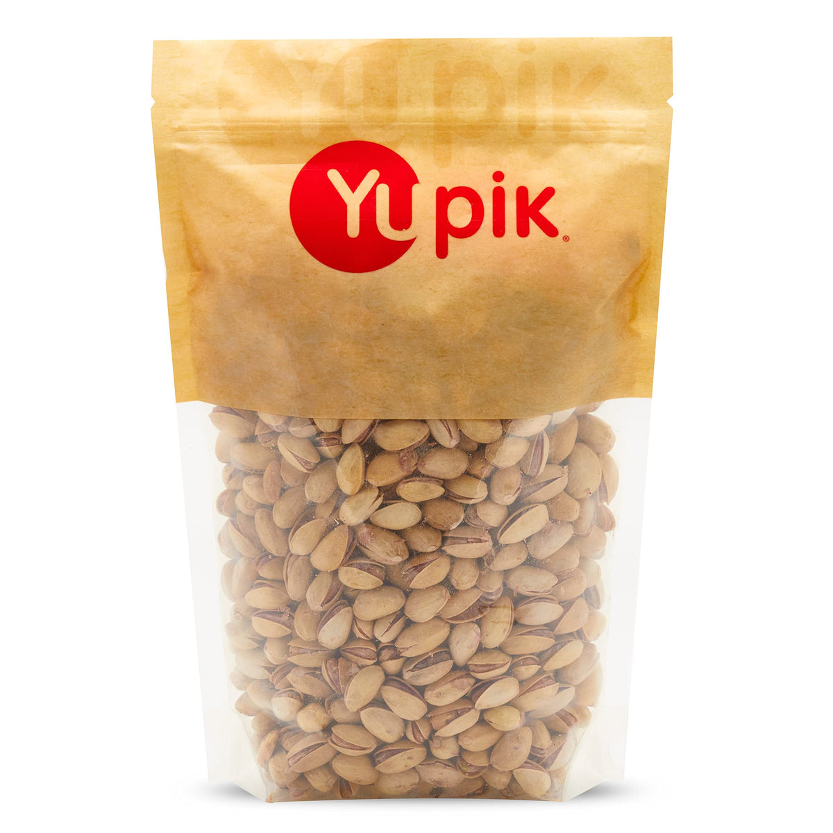 Yupik frente del paquete mostrando tamaño y marca, conveniencia