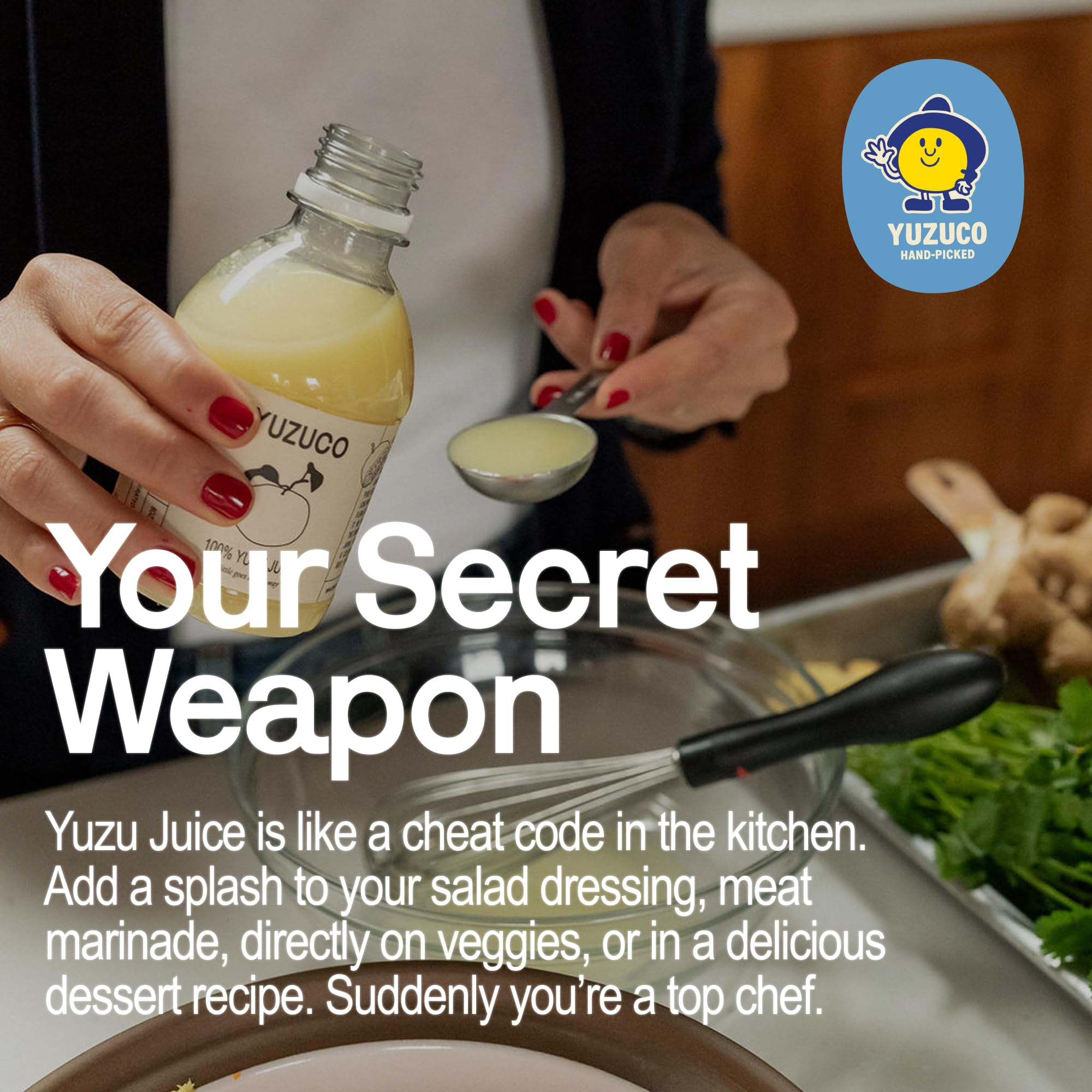 YUZUCO en coctel realzando sabor con aroma cítrico