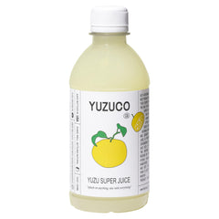 YUZUCO botella frontal mostrando etiqueta y volumen, aporta confianza y sabor