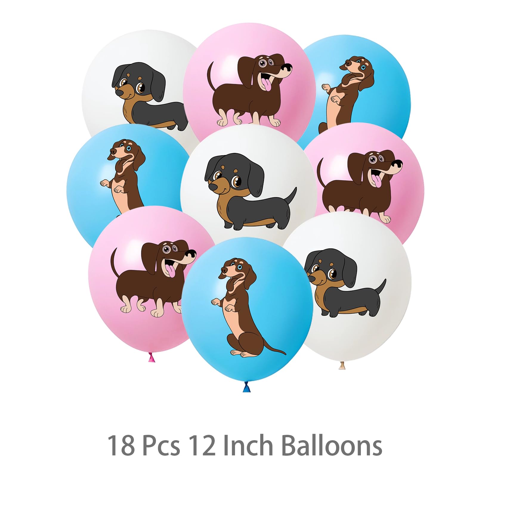 YXCMDCG juego de 18 globos de látex para un aire festivo inmediato