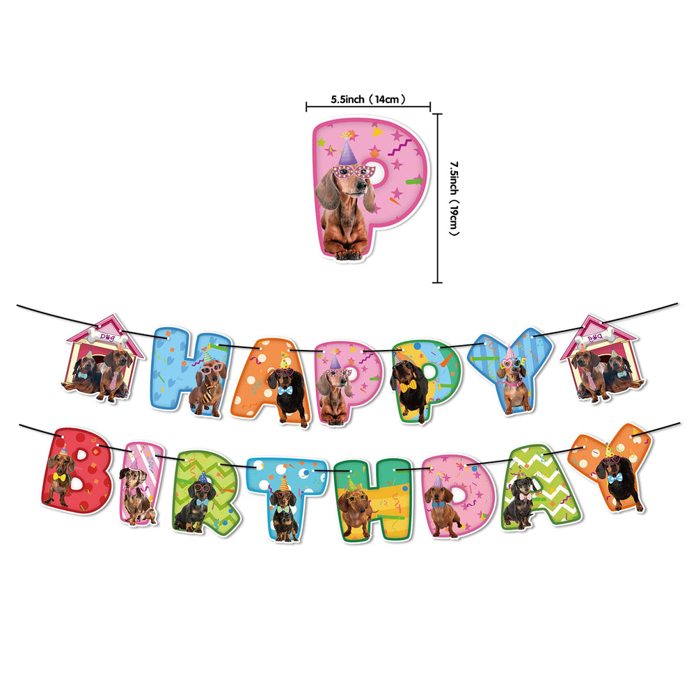 YXCMDCG topper para torta con dachshund, detalle que realza el pastel