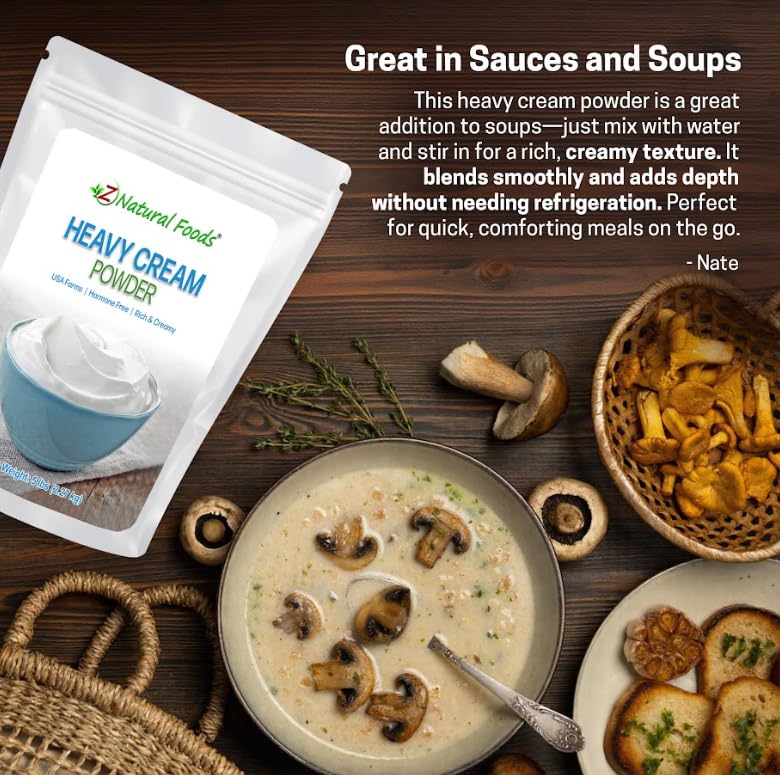 Z Natural Foods escena de cocina con producto lista para recetas diarias