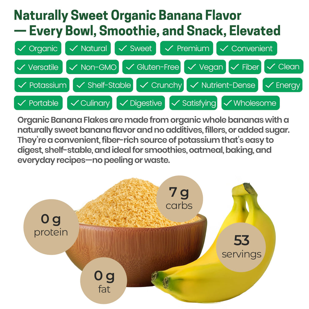 Z Natural Foods comparación de tamaño de las hojuelas con mano