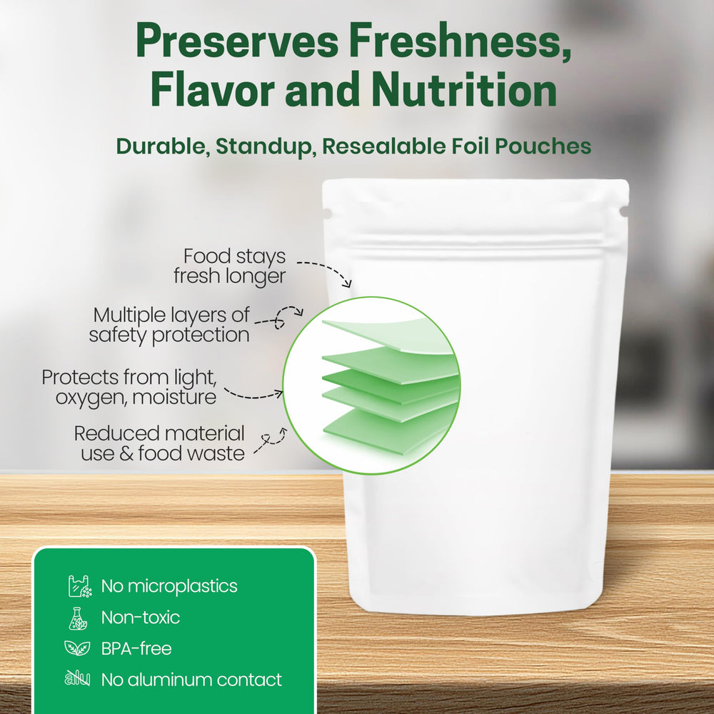 Z Natural Foods etiqueta del producto con ingredientes orgánicos listados