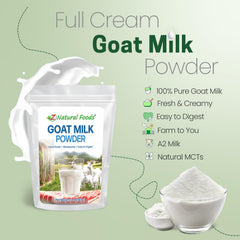 Z Natural Foods vaso con leche de cabra reconstituida listo para beber, sabor cremoso