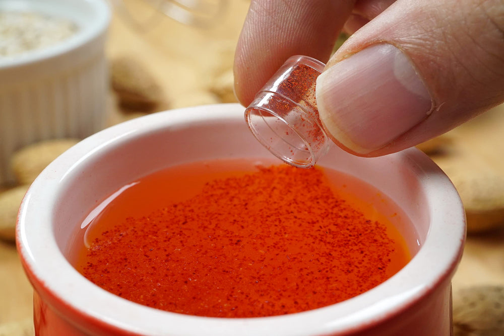 Zaffrus monodosis en mano para comparar tamaño y control de porción