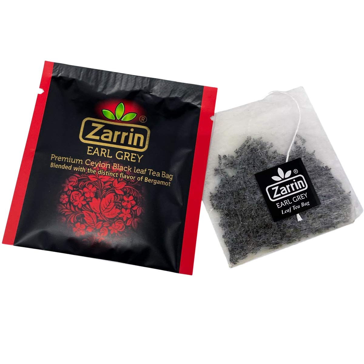 Zarrin comparación de tamaño de bolsa para apreciar porción y conveniencia