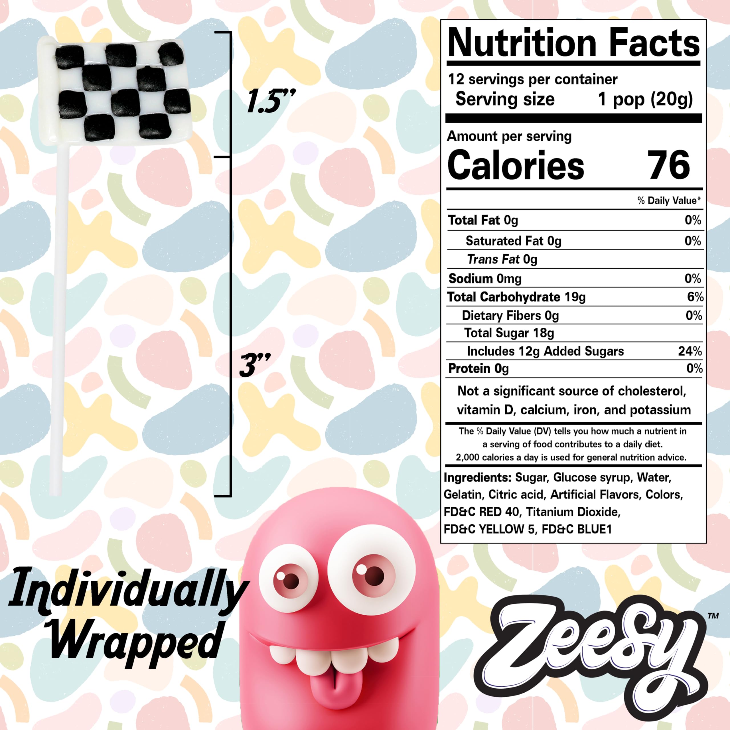 Zeesy paleta envuelta individualmente lista para repartir y mantener la frescura