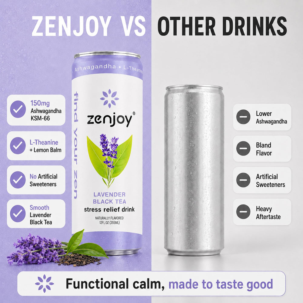 Zenjoy en mesa de terraza representando un momento de calma