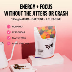 ZEST hojas sueltas detalle de textura para máxima extracción de sabor