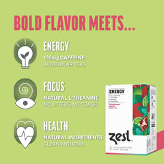 Zest primer plano de hojas de té verde resaltando calidad natural