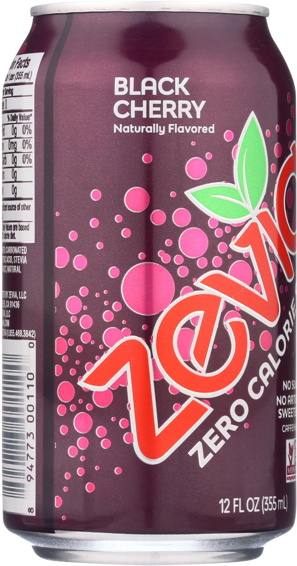 Zevia lata abierta con burbujas, invita a tomar sin calorías