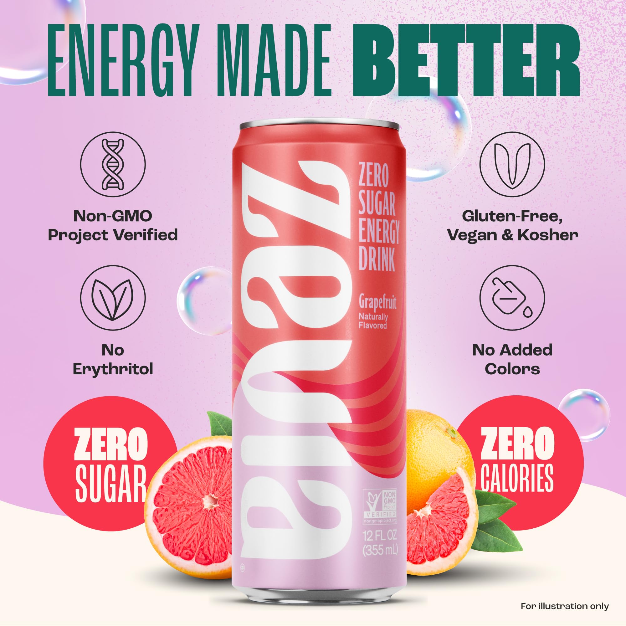 Zevia lata en mano para comparar tamaño, ideal para llevar y controlar calorías