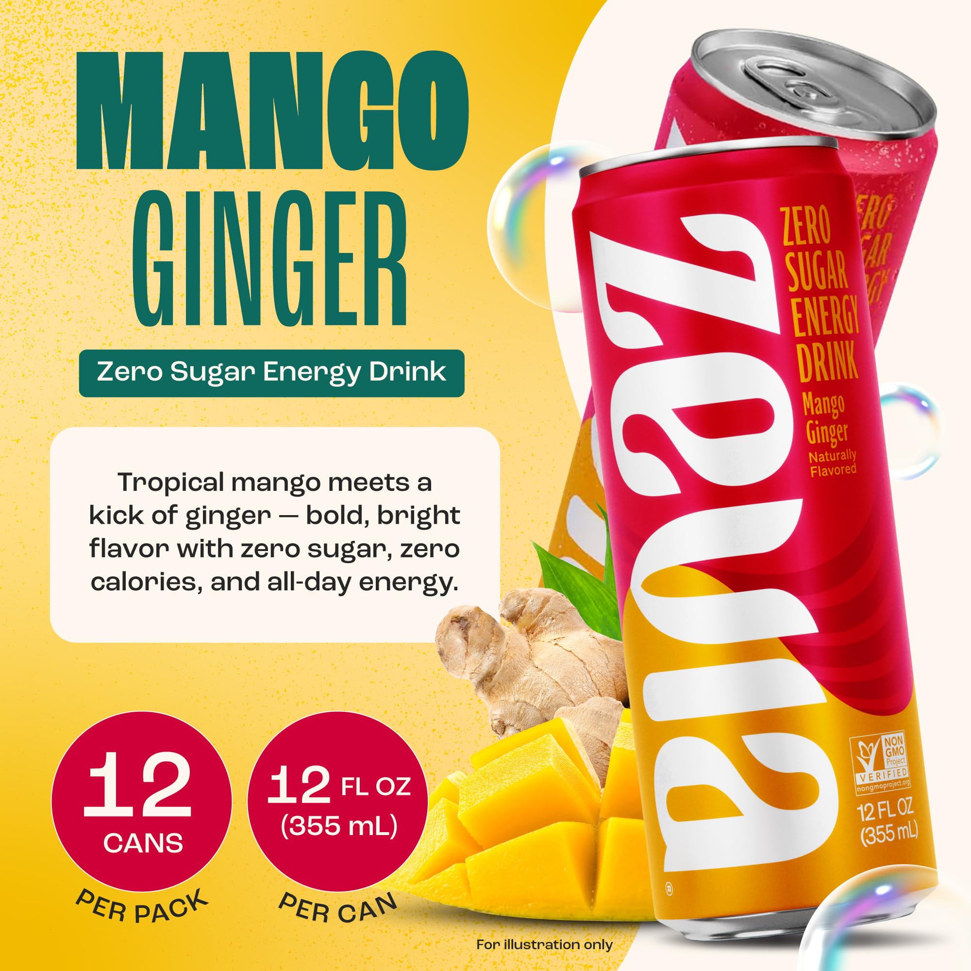 Zevia primer plano de burbujeo que resalta frescura y efervescencia