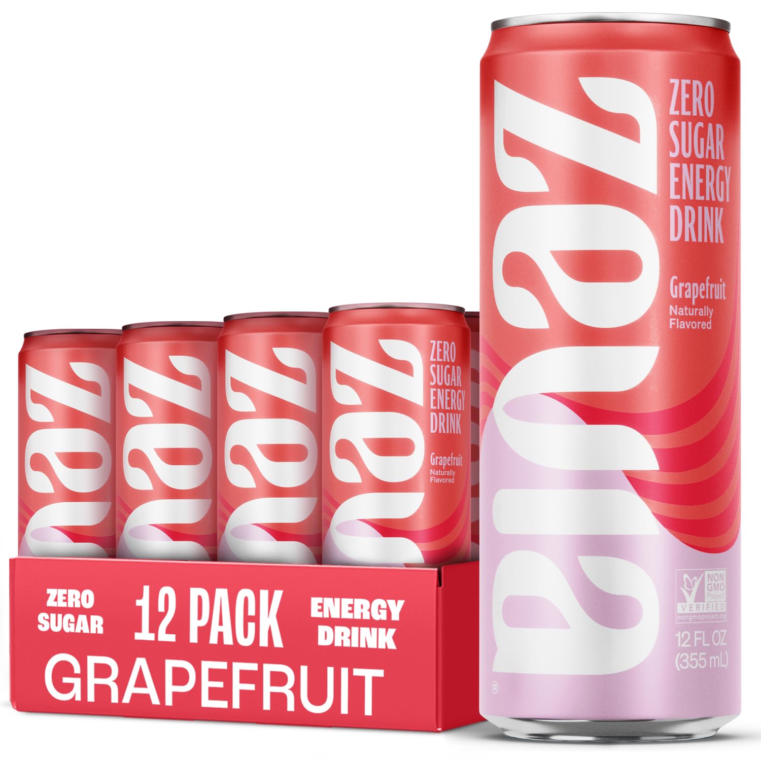Zevia lata delantera toronja mostrando marca y diseño, refresco sin azúcar beneficioso