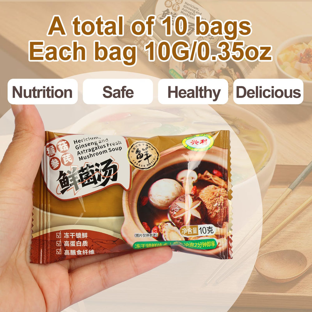ZHONG XIANG XING LI sopa servida en un bol listo para consumir, reconfortante y caliente