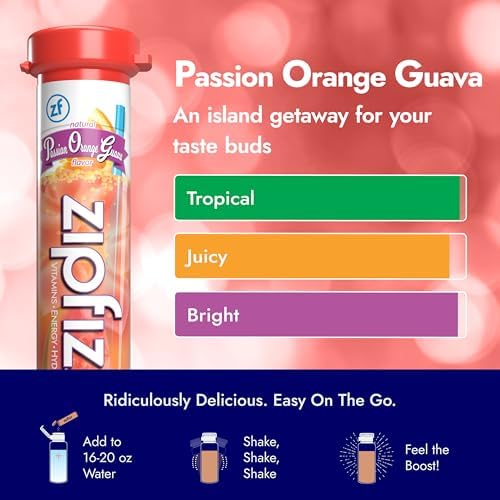 Zipfizz etiqueta de ingredientes y vitaminas para revisar nutrientes