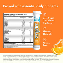 Zipfizz sobre disuelto en agua fría demostrando preparación rápida