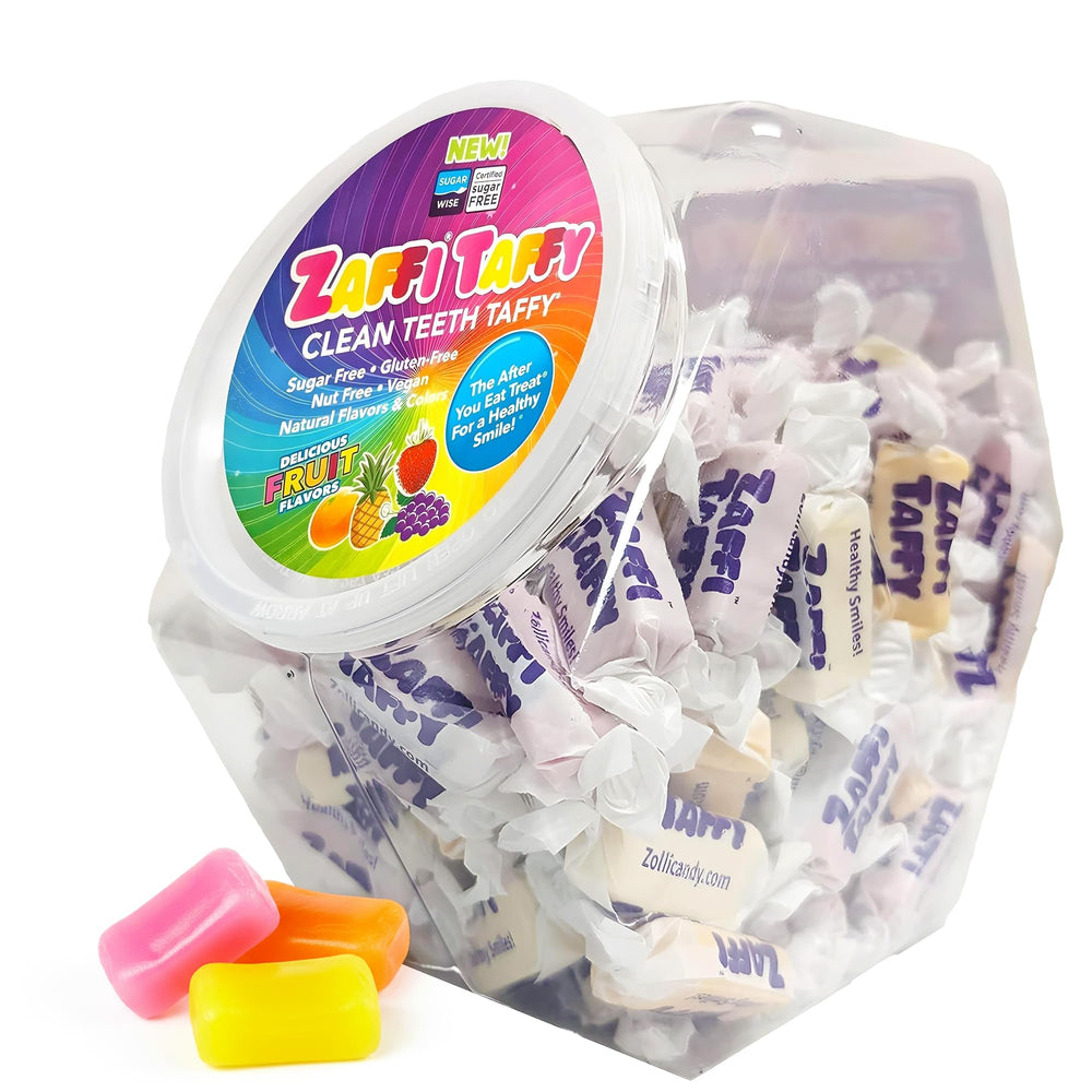 Zollipops paquete frontal mostrando variedad y beneficio de apoyo dental