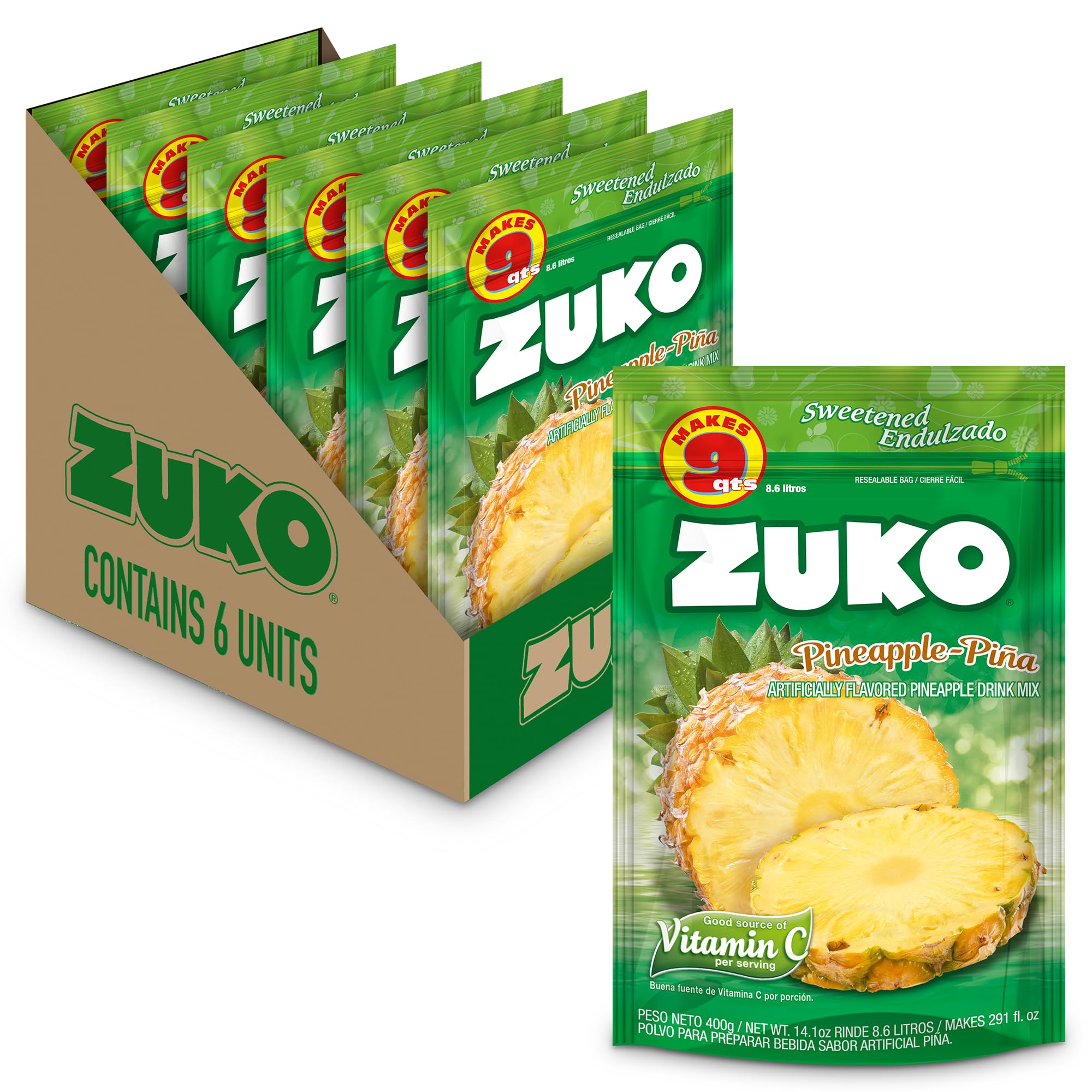 ZUKO bolsa frontal del pack familiar con diseño visible y ahorro inmediato